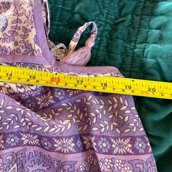 🌺SOLD🌺 NWT Blue Boheme Betsy Printed Maxi Dress Lavender - Picture 6 of 7